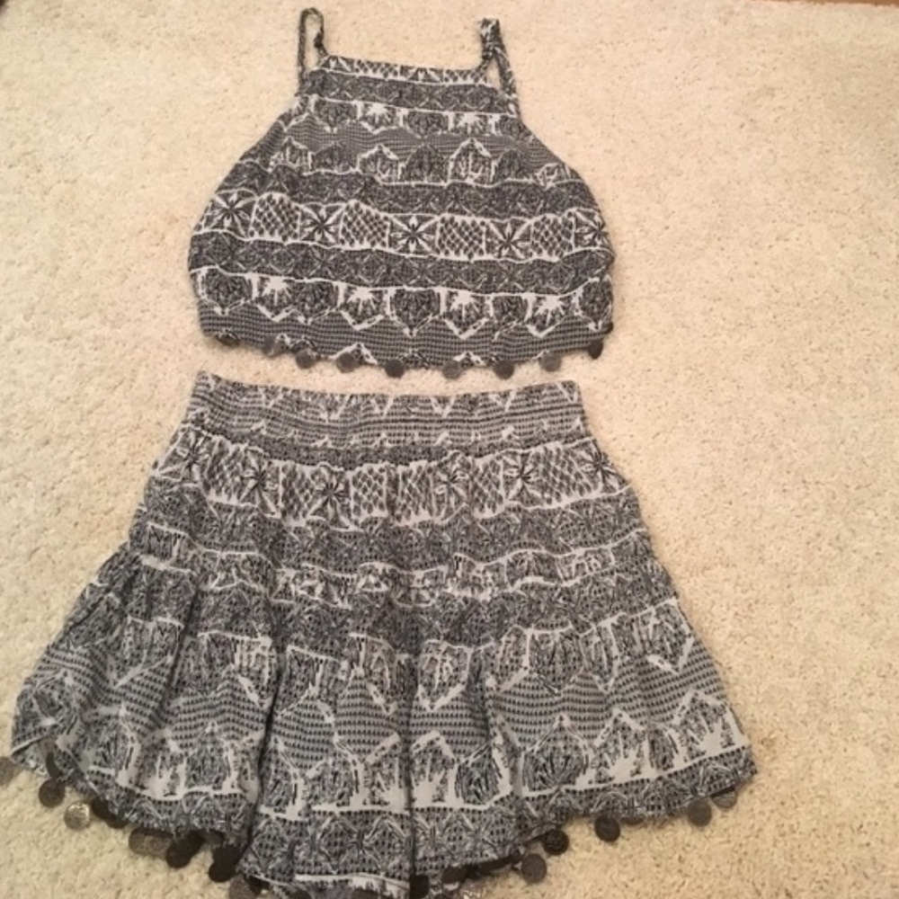 LF Millau complete boho short/top set